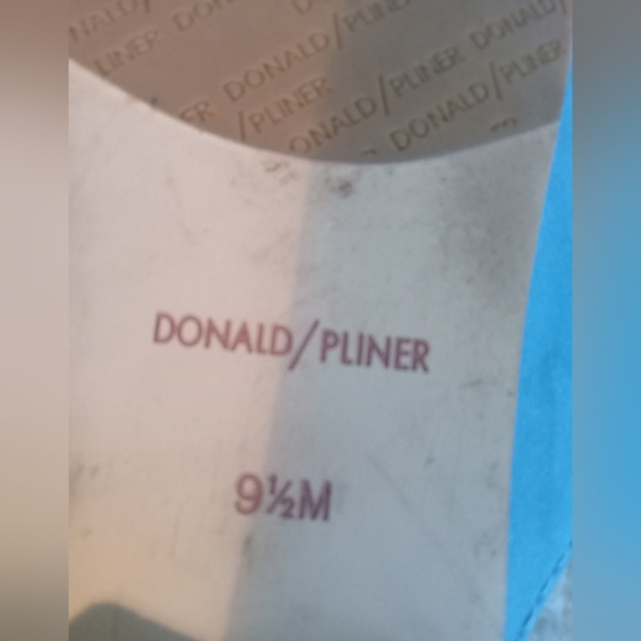 Donald J Pliner Sylvi Suede Stitch Silver Hardware | Mule Loafers | Size: 9.5M - Picture 12 of 14